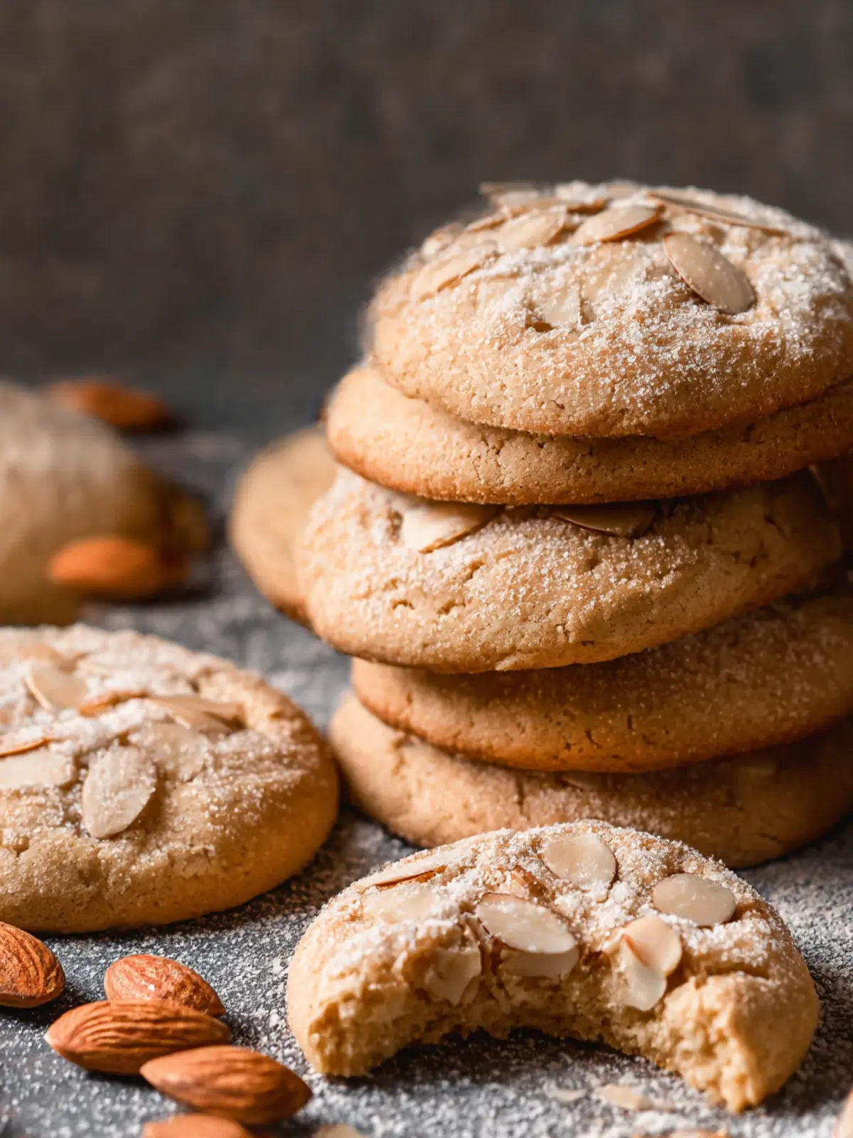 Chewy Almond Cookies with Irresistible Frangipane Center 4 Almond Cookies