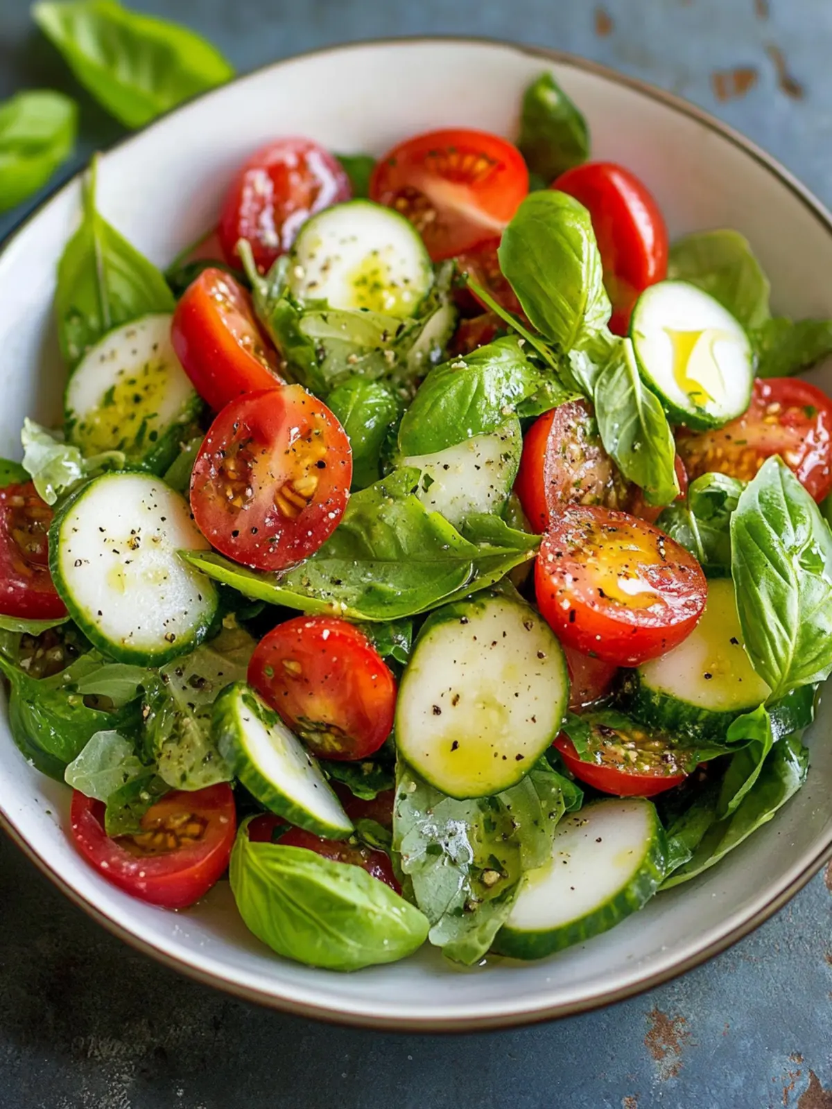 Basil Salad Bliss: Fresh Flavors for Your Next Meal 4 Basil Salad