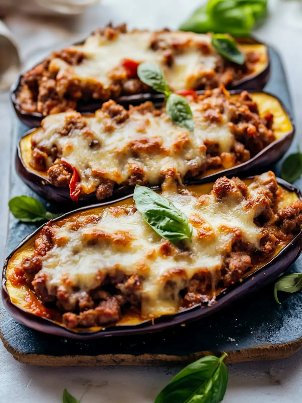 Stuffed Eggplant Boats With Sausage for a Comforting Feast 3 Stuffed Eggplant Boats With Sausage