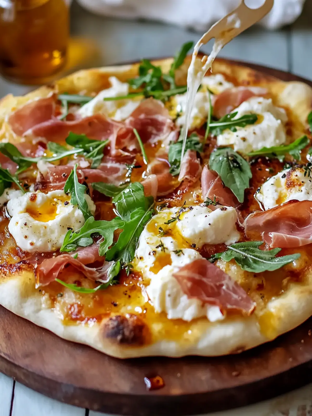 Prosciutto and Honey Burrata Pizza for Perfect Date Nights 2 Prosciutto and Honey Burrata Pizza