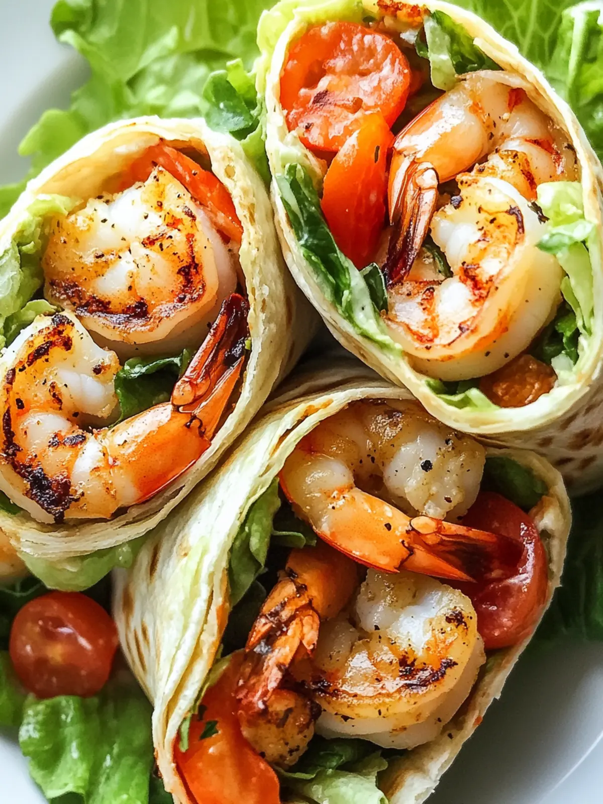 Grilled Shrimp Caesar Wraps for a Quick, Delicious Meal 2 Grilled Shrimp Caesar Wraps