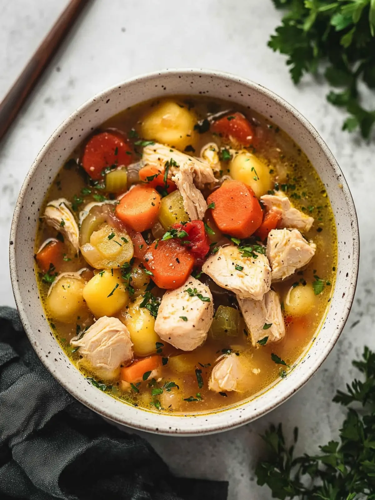 Hearty Chicken Stew Bursting with Flavor and Comfort 3 Chicken Stew