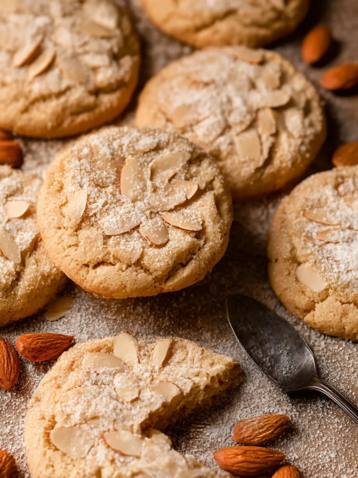 Chewy Almond Cookies with Irresistible Frangipane Center 3 Almond Cookies