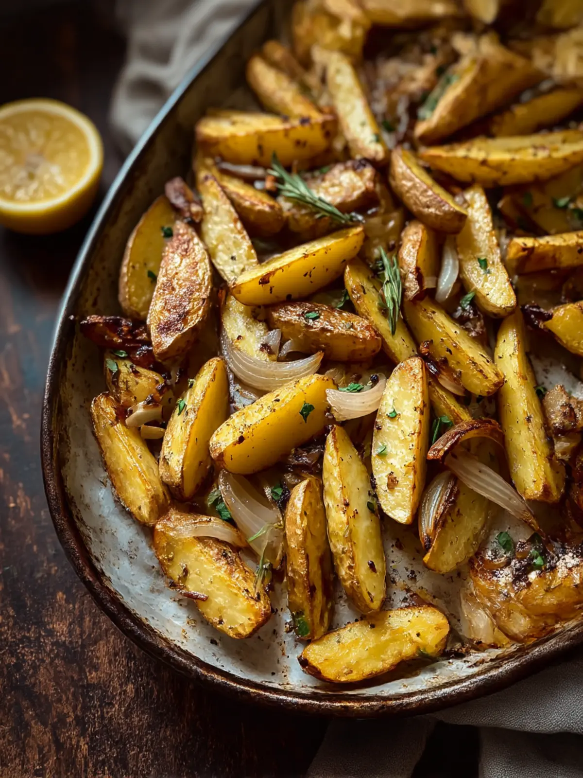 Savory Oven Fried Potatoes & Onions for Comfort Food Bliss 3 Oven Fried Potatoes & Onions