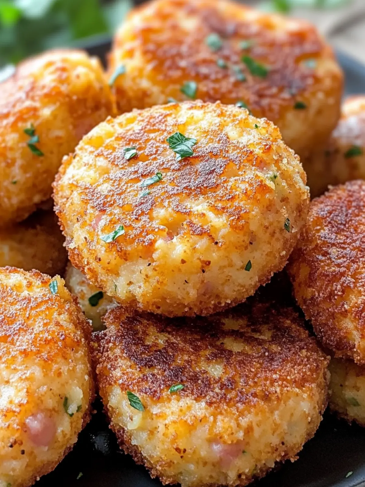 Crispy Mashed Potato Croquettes with Ham & Cheese Magic 2 Mashed Potato Croquettes (Ham & Cheese)