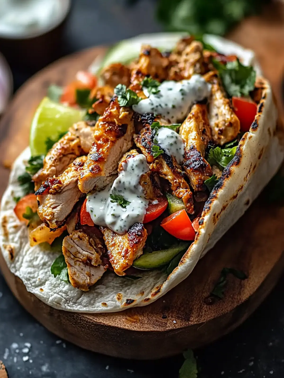 Savory Chicken Shawarma with Garlic Sauce for Quick Dinners 2 Chicken Shawarma with Garlic Sauce