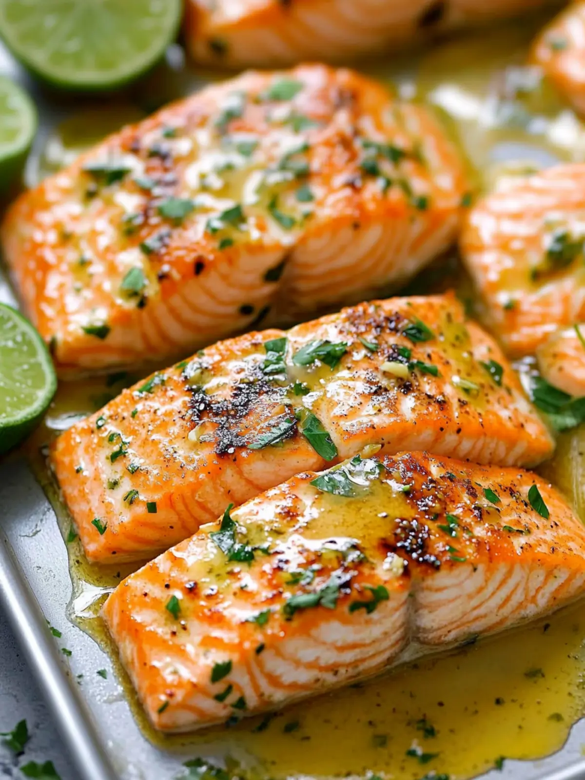 Baked Honey Lime Garlic Butter Salmon That Dances on Your Tastebuds 4 Baked Honey Lime Garlic Butter Salmon