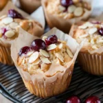 Almond Cherry Muffins that Burst with Flavor and Joy 6 Almond Cherry Muffins