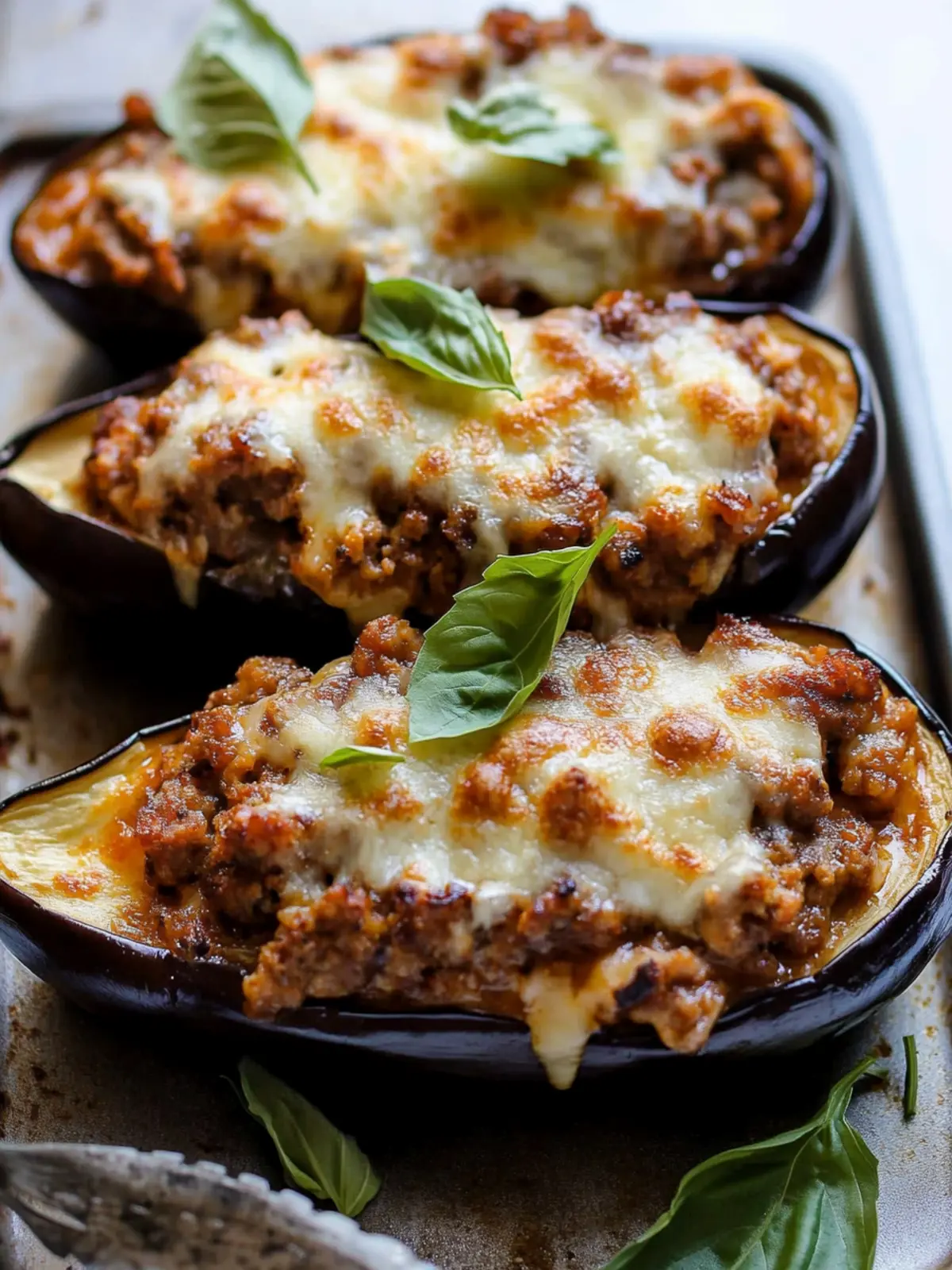 Stuffed Eggplant Boats With Sausage for a Comforting Feast 4 Stuffed Eggplant Boats With Sausage