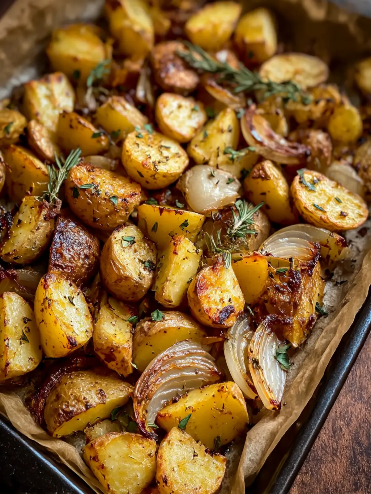 Savory Oven Fried Potatoes & Onions for Comfort Food Bliss 5 Oven Fried Potatoes & Onions