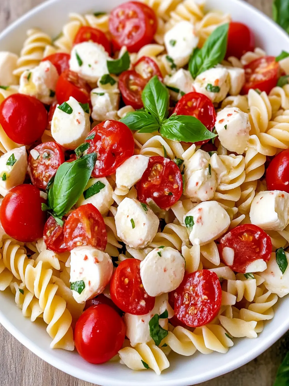 Delicious Caprese Pasta Salad: Make-Ahead for Summer Fun 3 Caprese Pasta Salad