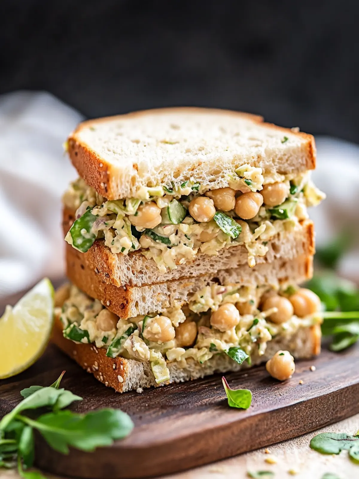 Chickpea Salad Sandwich: A Tasty Twist on Comfort Food 4 Chickpea Salad Sandwich