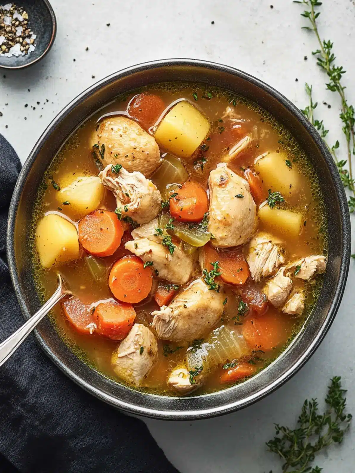 Hearty Chicken Stew Bursting with Flavor and Comfort 2 Chicken Stew