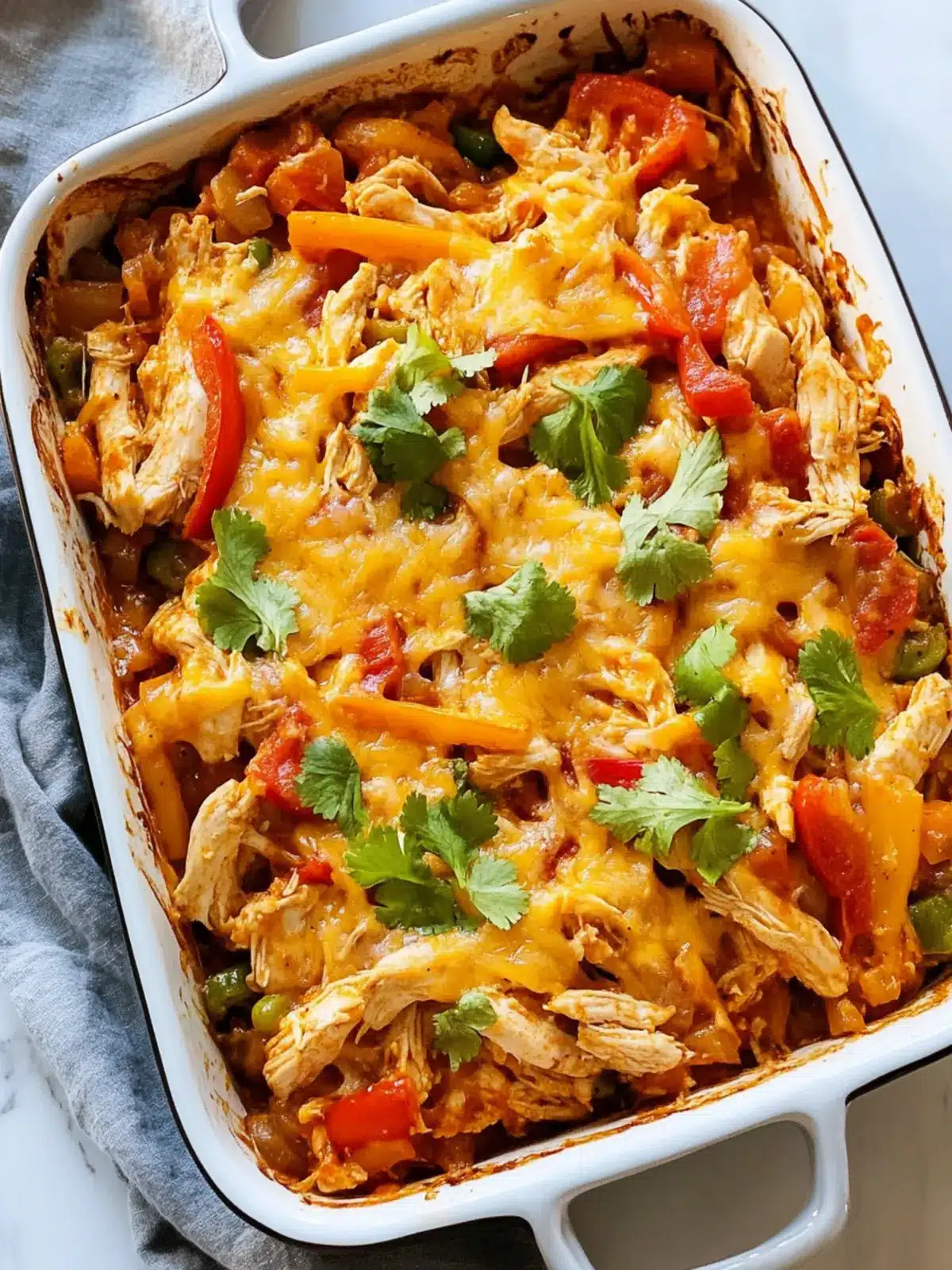 Savory Chicken Fajita Casserole for Quick Family Dinners 4 Chicken Fajita Casserole