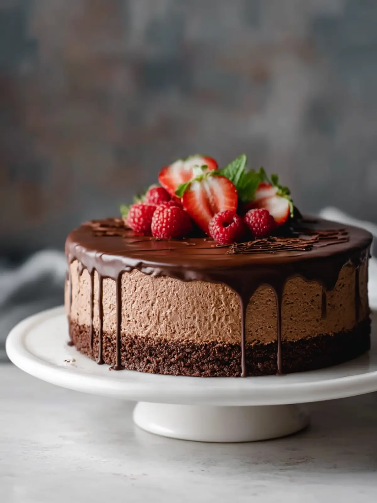 Decadent Triple Chocolate Mousse Cake for Cherished Moments 2 Triple Chocolate Mousse Cake