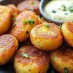 Crispy Caribbean Yucca Cakes with Zesty Garlic-Lime Mojo 3 Crispy Caribbean Yucca Cakes
