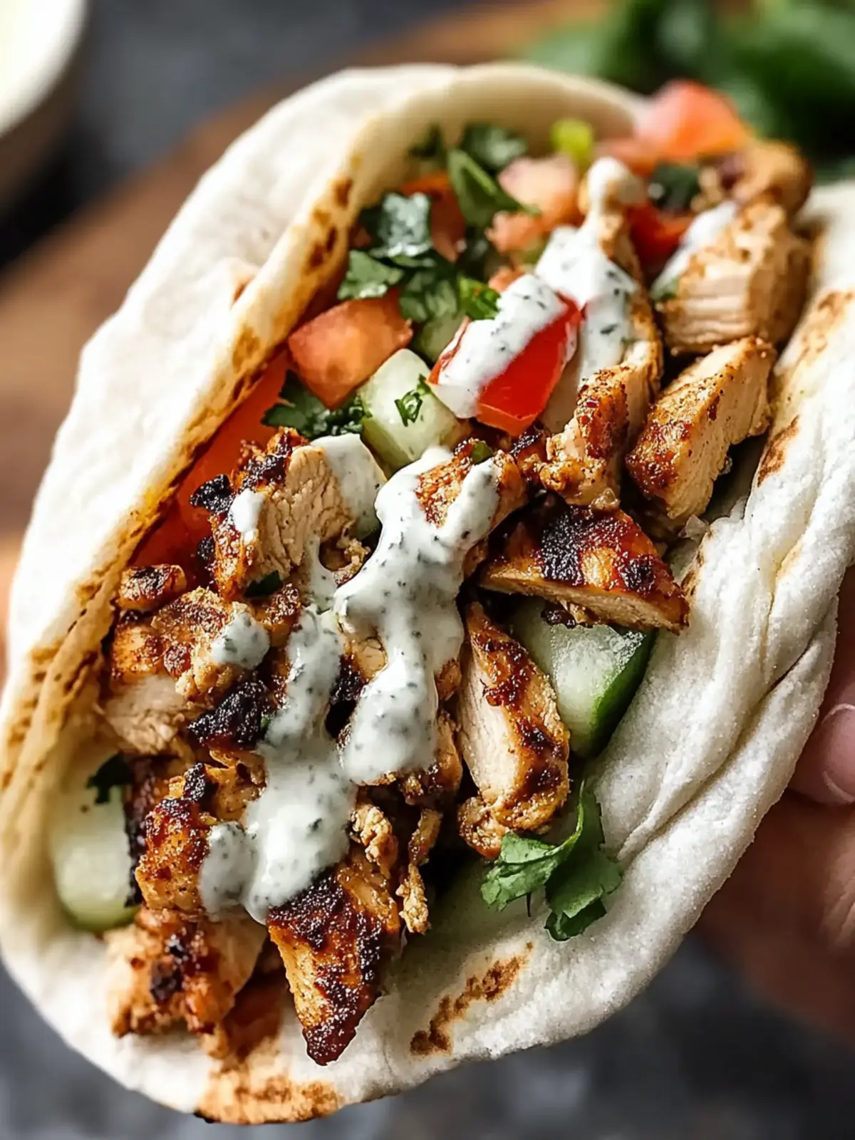 Savory Chicken Shawarma with Garlic Sauce for Quick Dinners 4 Chicken Shawarma with Garlic Sauce