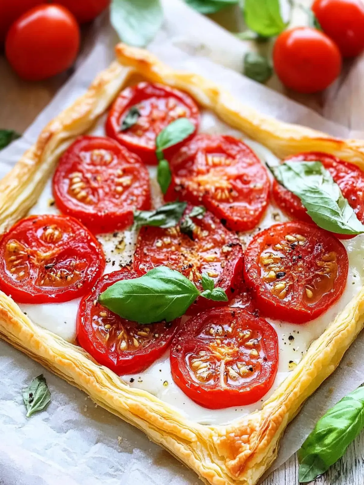 Puff Pastry Tomato Tart: Your New Go-To Summer Delight 3 Puff Pastry Tomato Tart