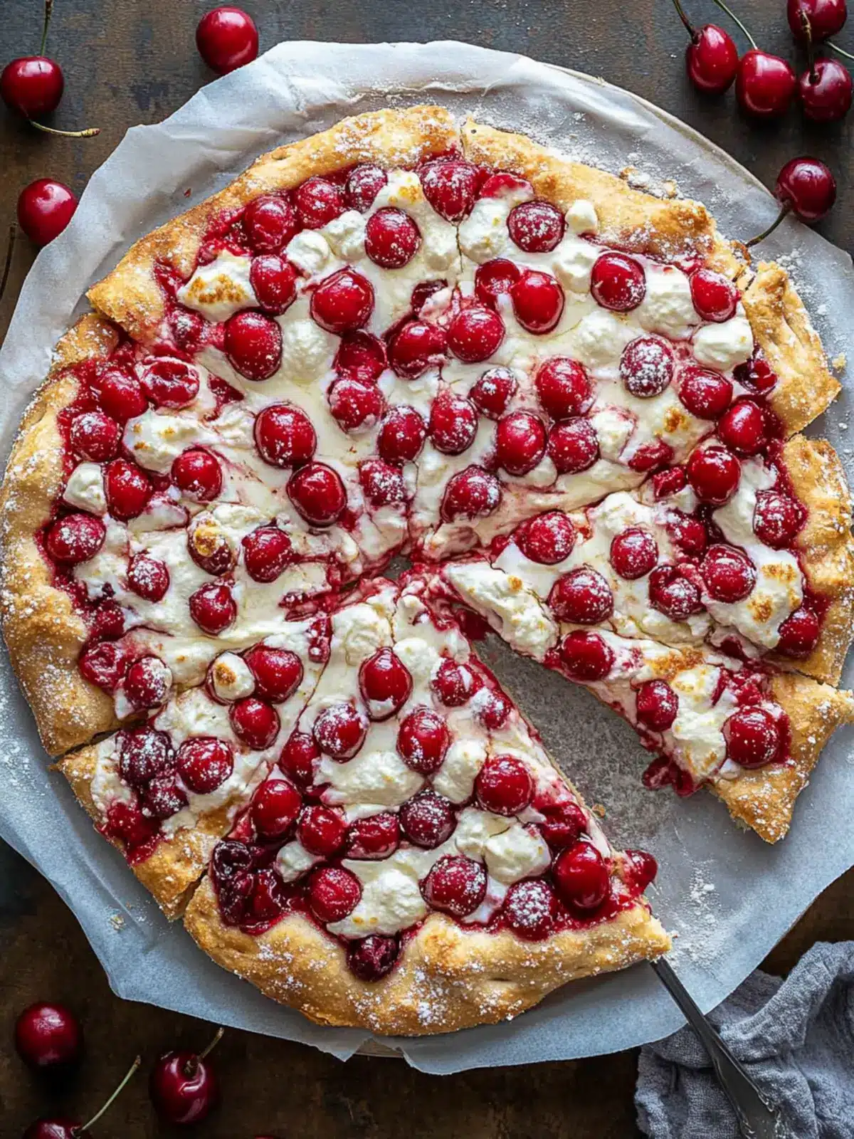 Cherry Dessert Pizza: Irresistibly Sweet & Simple to Make 4 Cherry Dessert Pizza