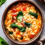 Delicious Italian Orzo Spinach Soup for Cozy Nights 5 Italian Orzo Spinach Soup