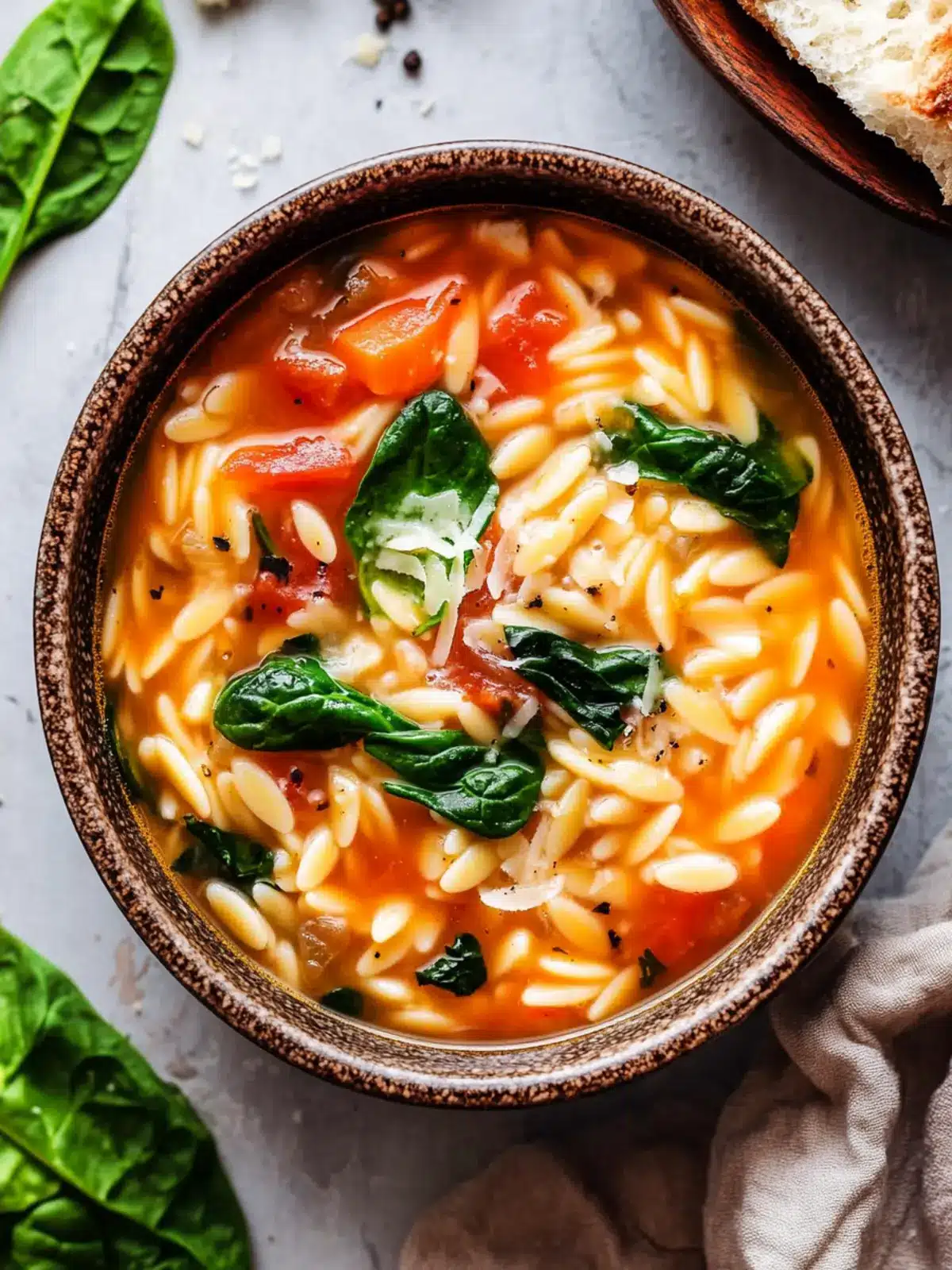 Delicious Italian Orzo Spinach Soup for Cozy Nights 5 Italian Orzo Spinach Soup