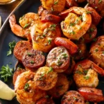 Savor Cajun Butter Shrimp & Sausage Skewers for Grilling Fun 7 Cajun Butter Shrimp & Sausage Skewers