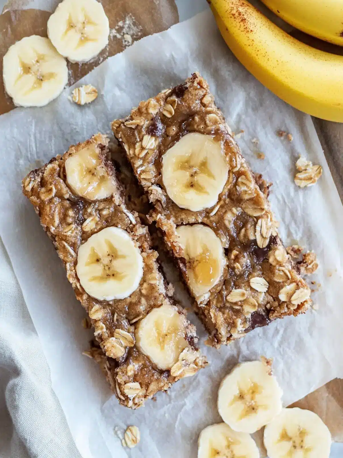 Wholesome Banana Oatmeal Bars for Quick Energy Boosts 2 Banana Oatmeal Bars