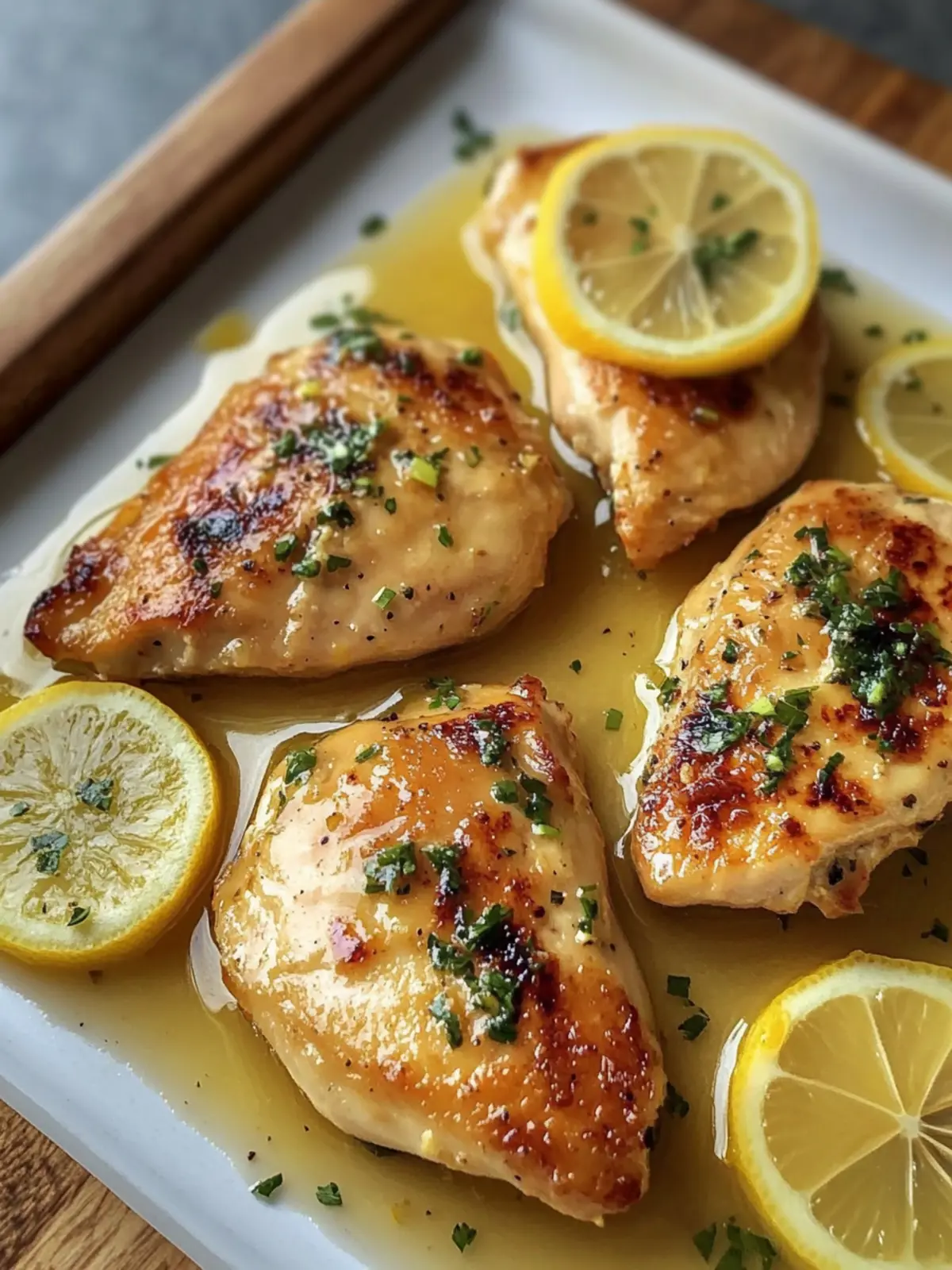 Zesty Lemon Chicken with Irresistible Lemon Butter Sauce 3 Lemon Chicken with Lemon Butter Sauce