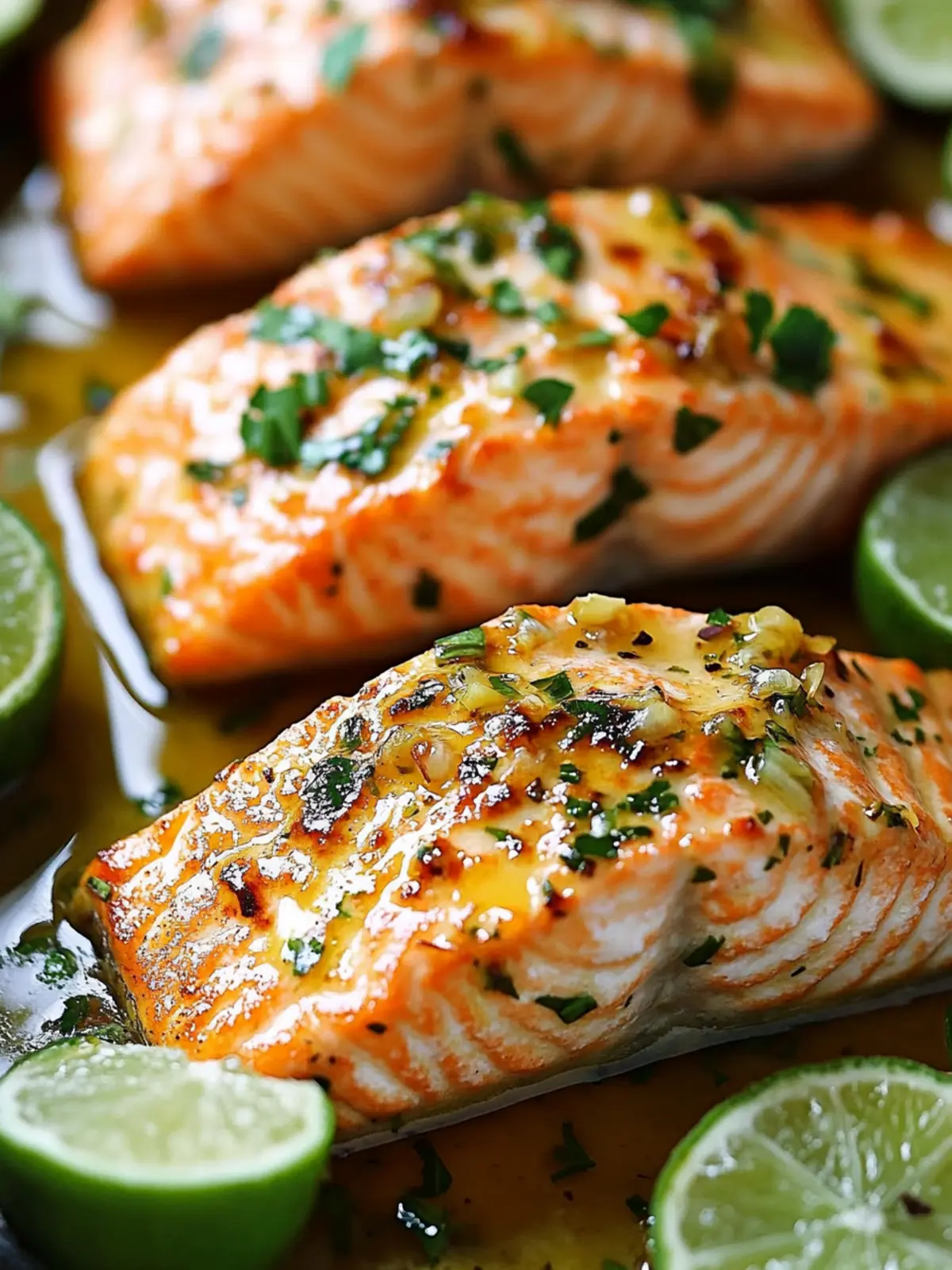Baked Honey Lime Garlic Butter Salmon That Dances on Your Tastebuds 5 Baked Honey Lime Garlic Butter Salmon