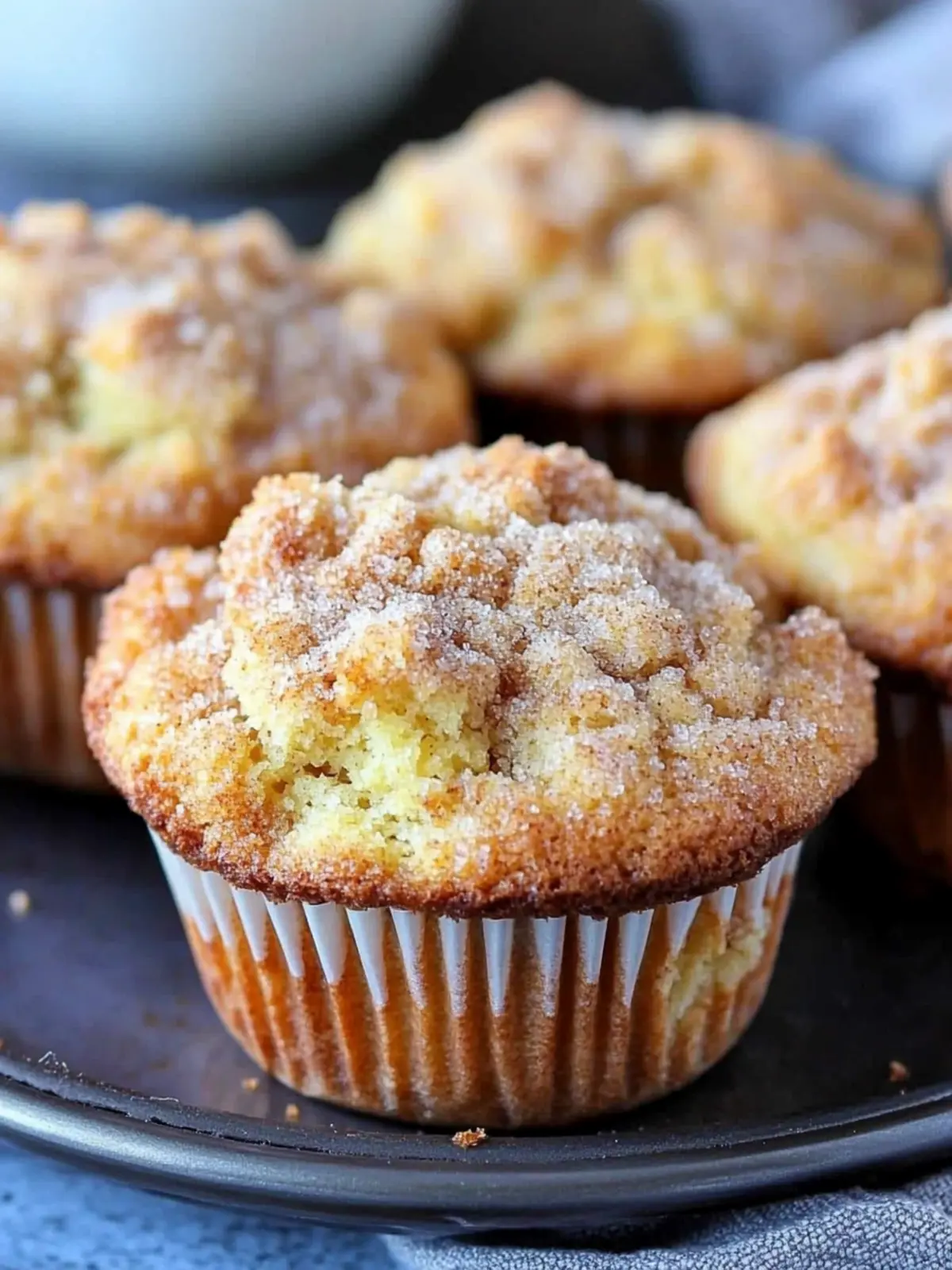 Sour Cream Coffee Cake Muffins for Your Cozy Mornings 4 Sour Cream Coffee Cake Muffins