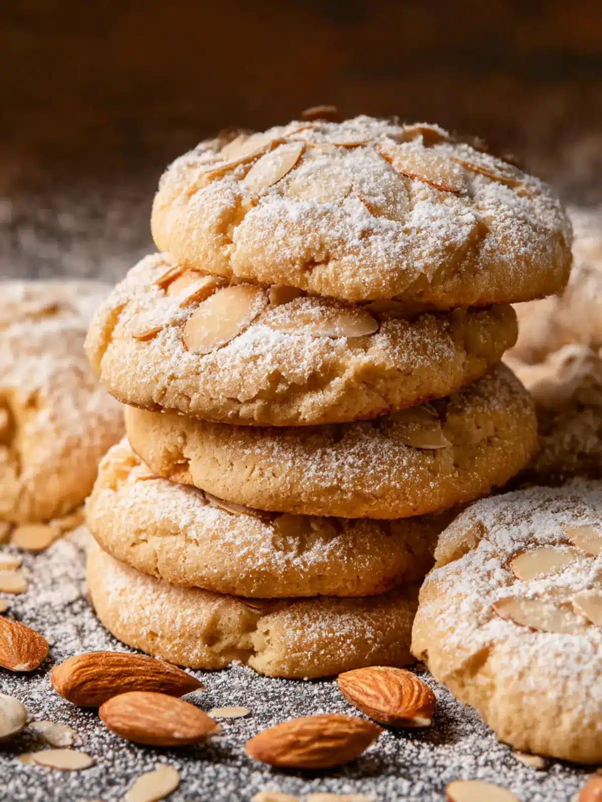 Chewy Almond Cookies with Irresistible Frangipane Center 5 Almond Cookies