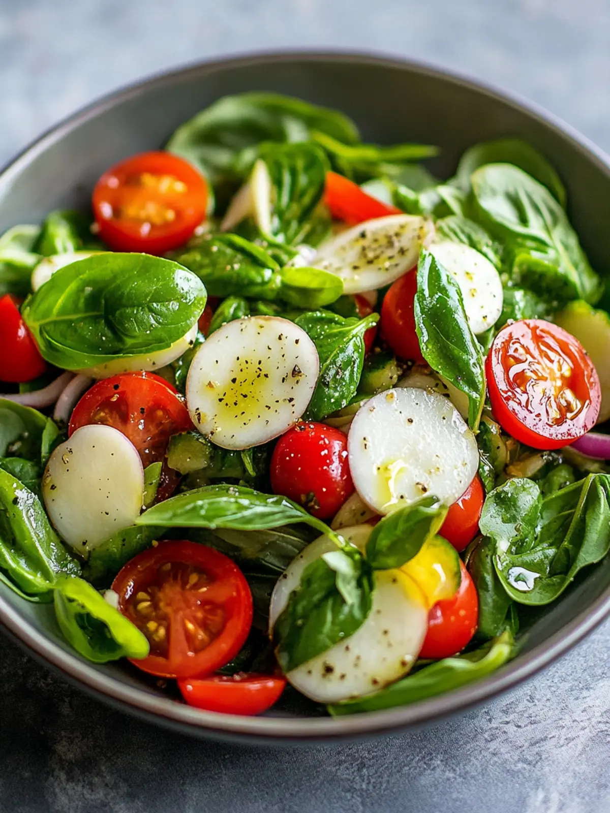 Basil Salad Bliss: Fresh Flavors for Your Next Meal 3 Basil Salad