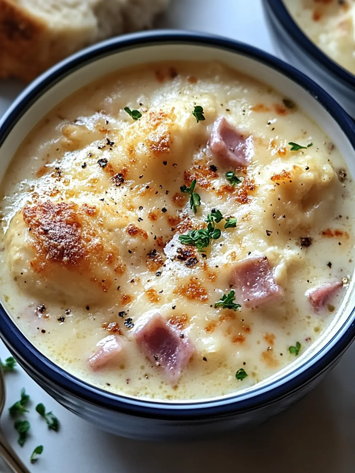 Creamy Chicken Cordon Bleu Soup for Cozy Nights In 2 Chicken Cordon Bleu Soup