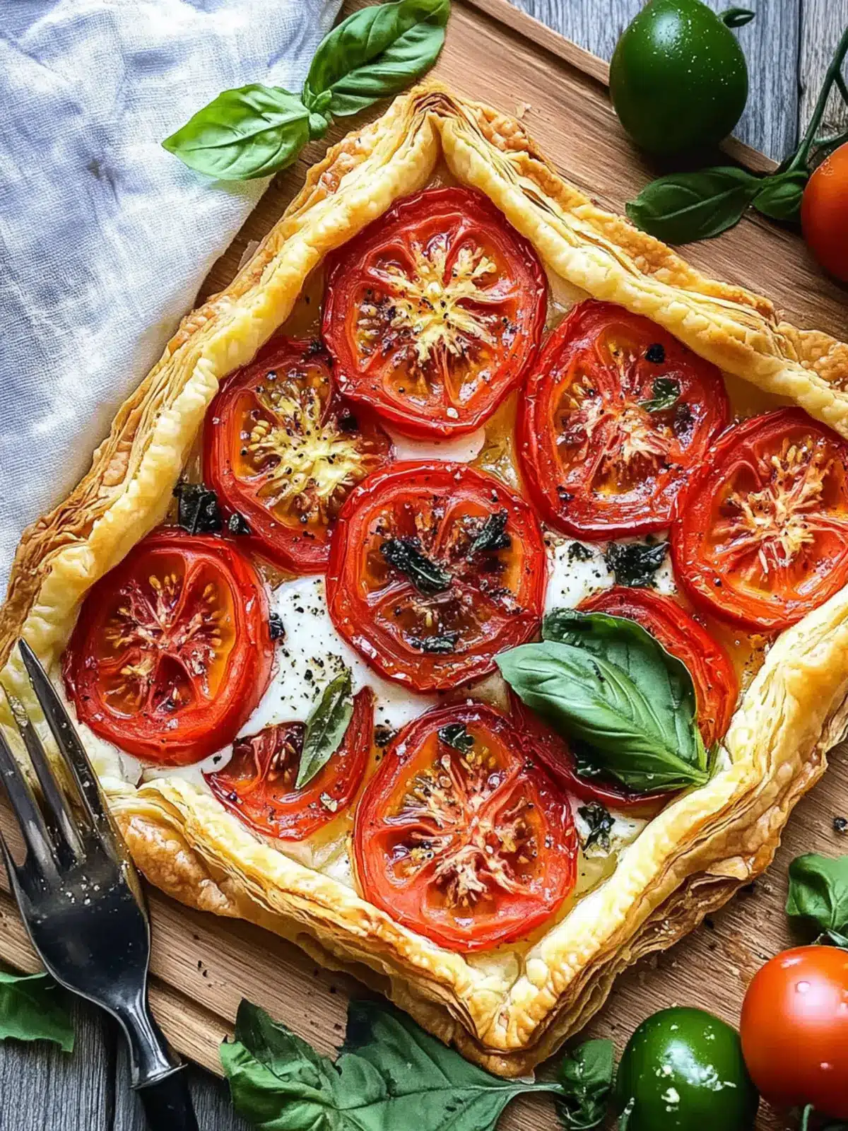 Puff Pastry Tomato Tart: Your New Go-To Summer Delight 2 Puff Pastry Tomato Tart