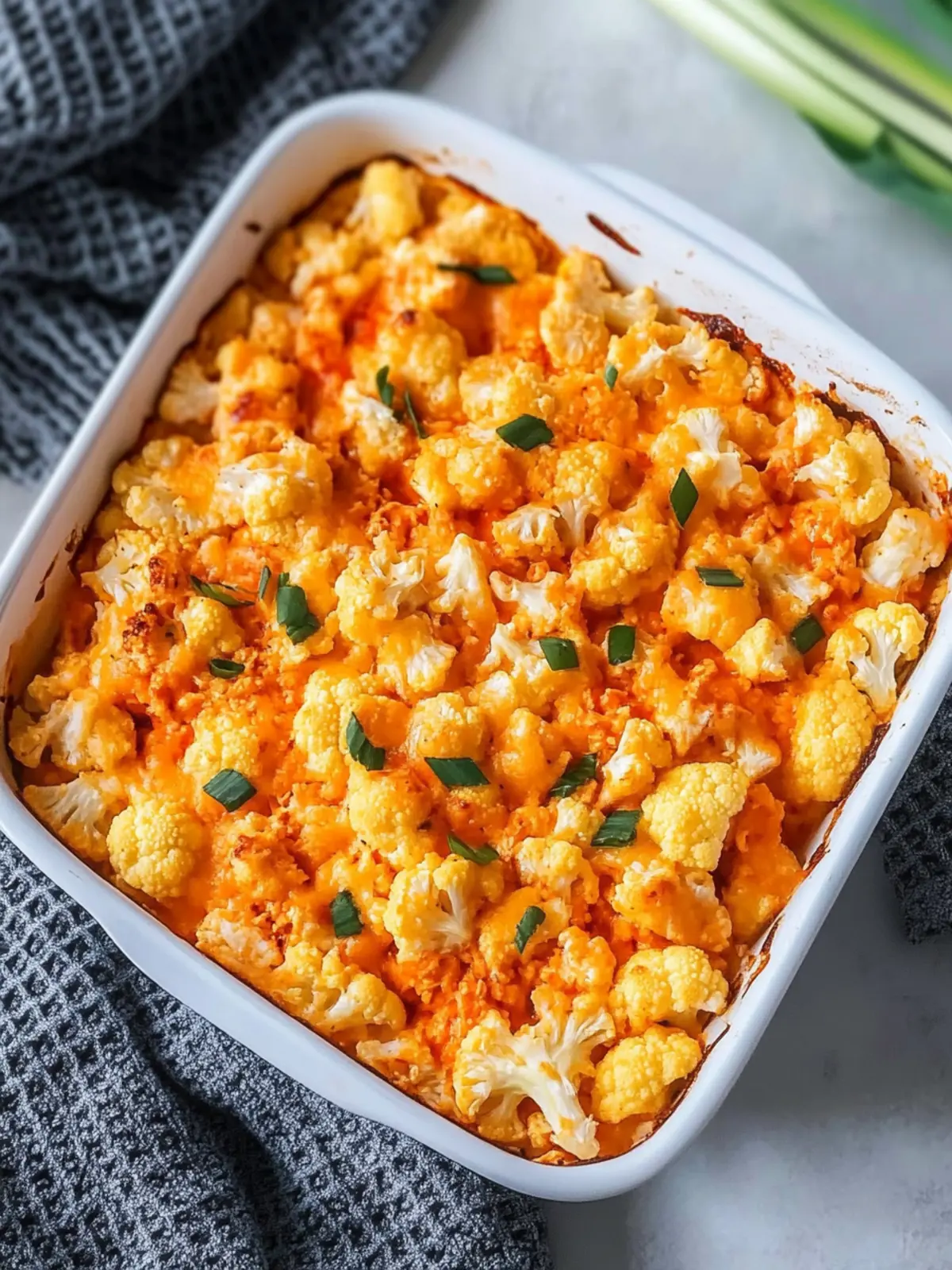 Buffalo Chicken Cauliflower Casserole for Flavorful Comfort 2 Buffalo Chicken Cauliflower Casserole