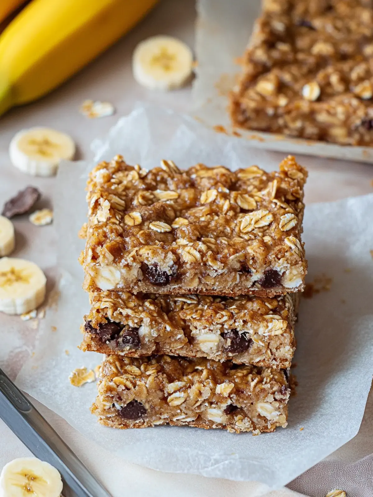 Wholesome Banana Oatmeal Bars for Quick Energy Boosts 4 Banana Oatmeal Bars
