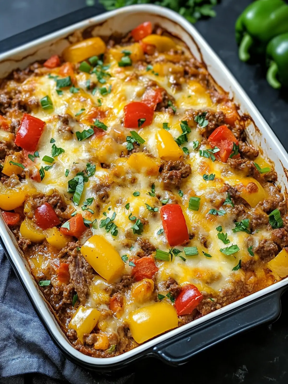 Savory Southwestern Beef and Pepper Bake for Easy Dinners 4 Southwestern Beef and Pepper Bake