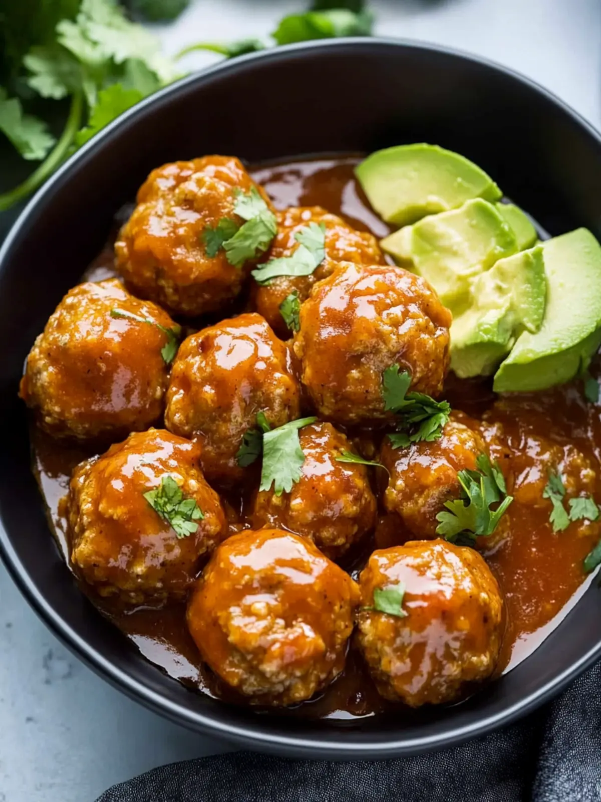 Cheesy Slow Cooker Enchilada Meatballs for Easy Weeknight Dinners 2 Slow Cooker Enchilada Meatballs
