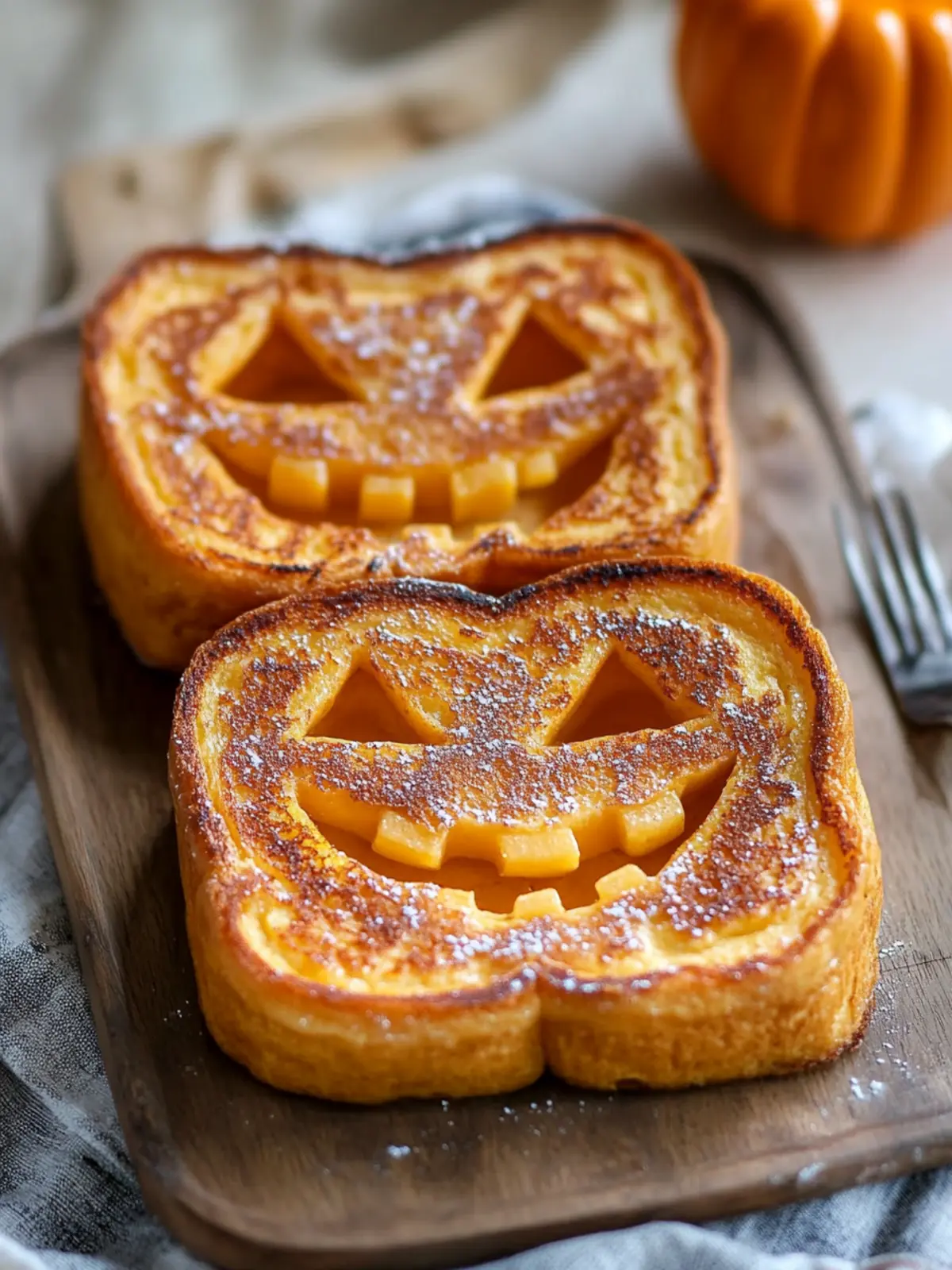 Jack-o-Lantern Stuffed French Toast: A Spooky Breakfast Treat 4 Jack-o-Lantern Stuffed French Toast