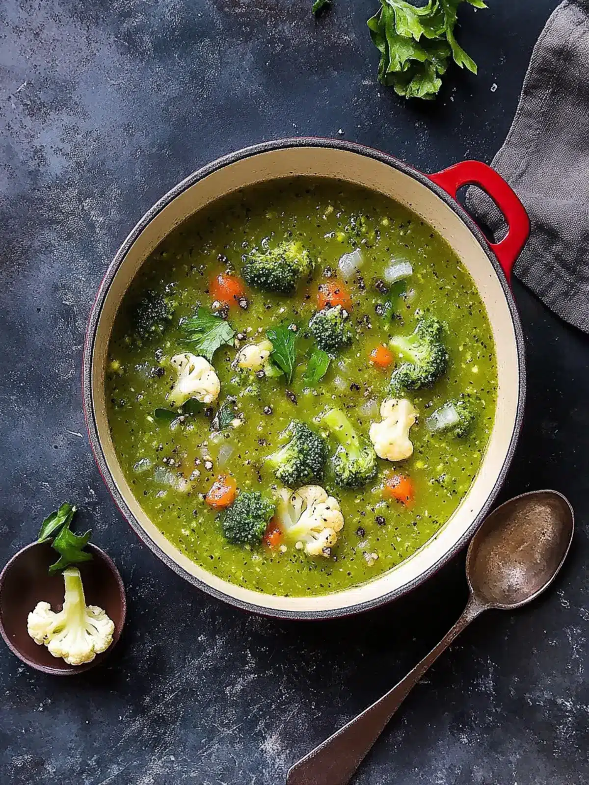 Delicious Broccoli Cauliflower Soup for Cozy Evenings 3 Broccoli Cauliflower Soup