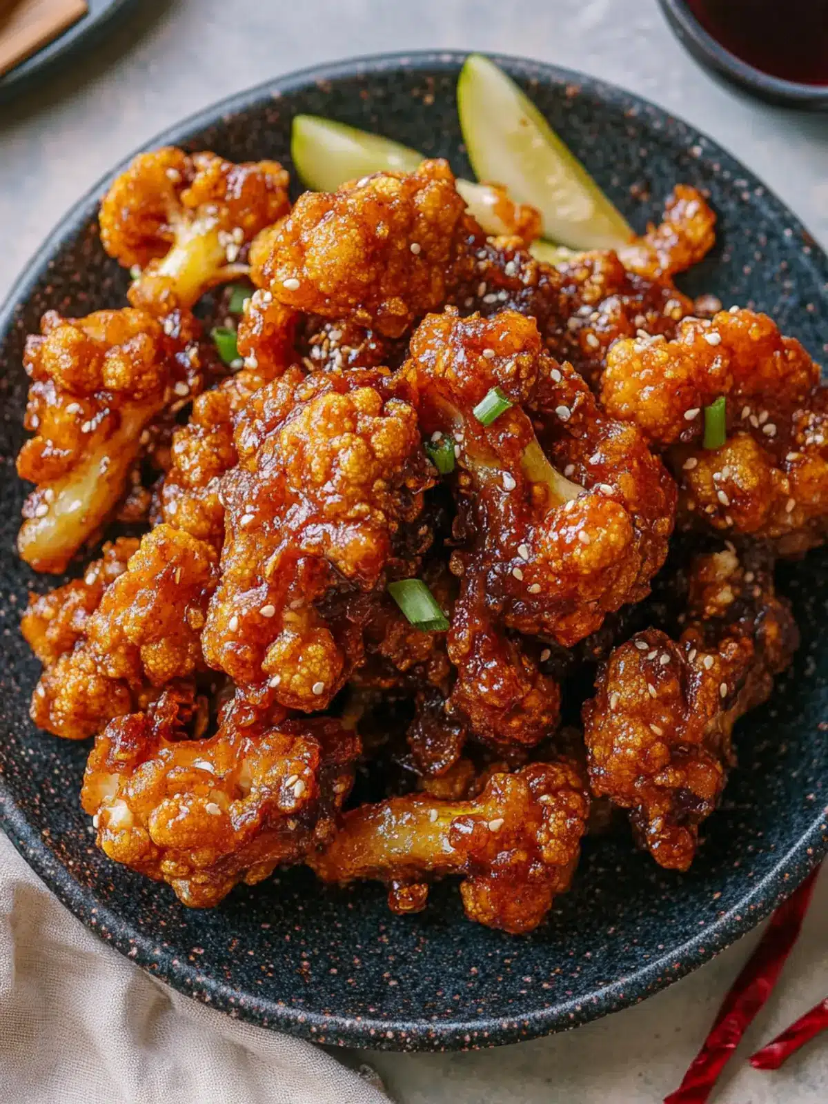Crispy Korean Fried Cauliflower: A Guilt-Free Delight 2 Korean Fried Cauliflower