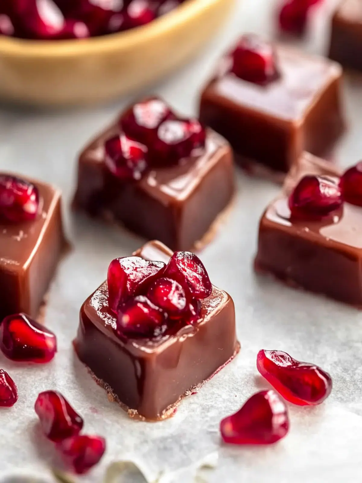 Irresistible Pomegranate Caramels for Your Holiday Gifting 4 Pomegranate Caramels