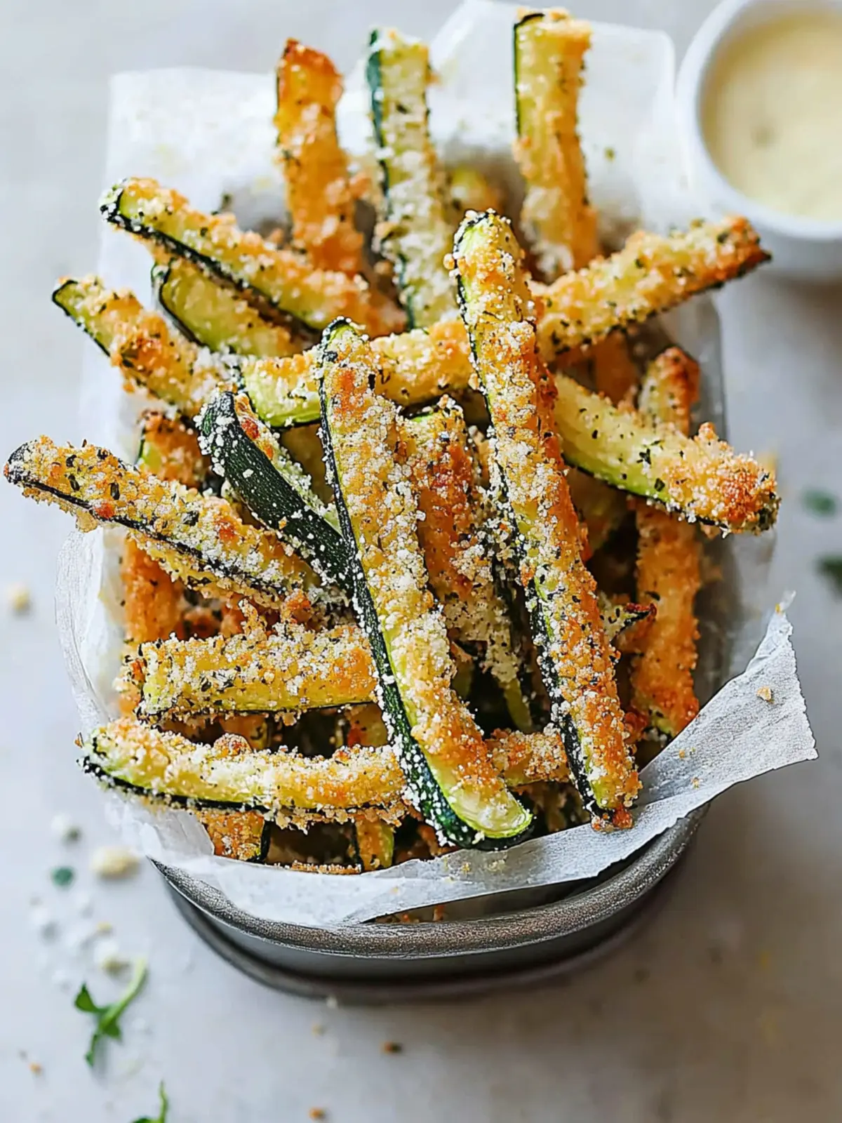 Parmesan Zucchini Fries