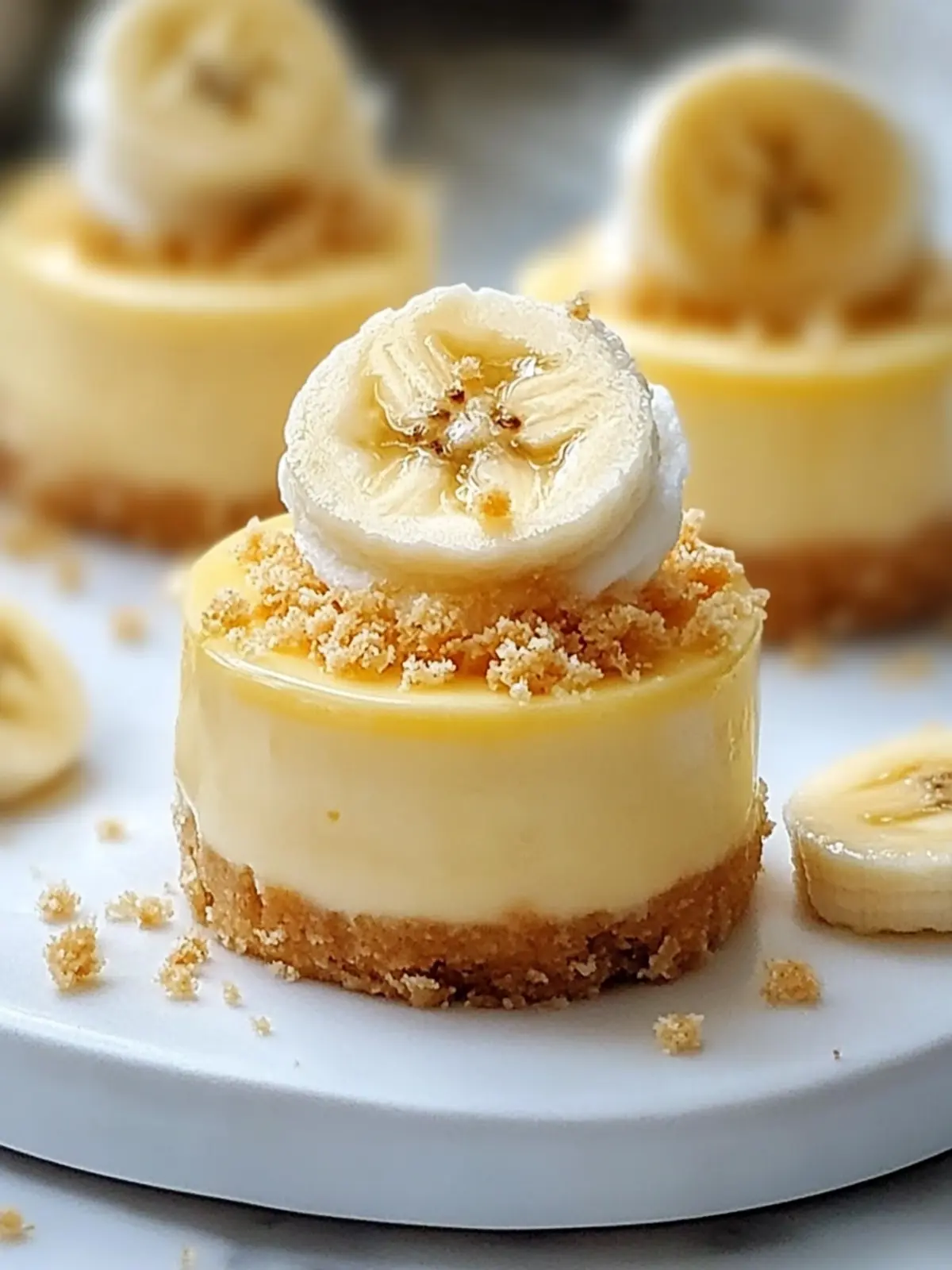 Mini Banana Pudding Cheesecakes
