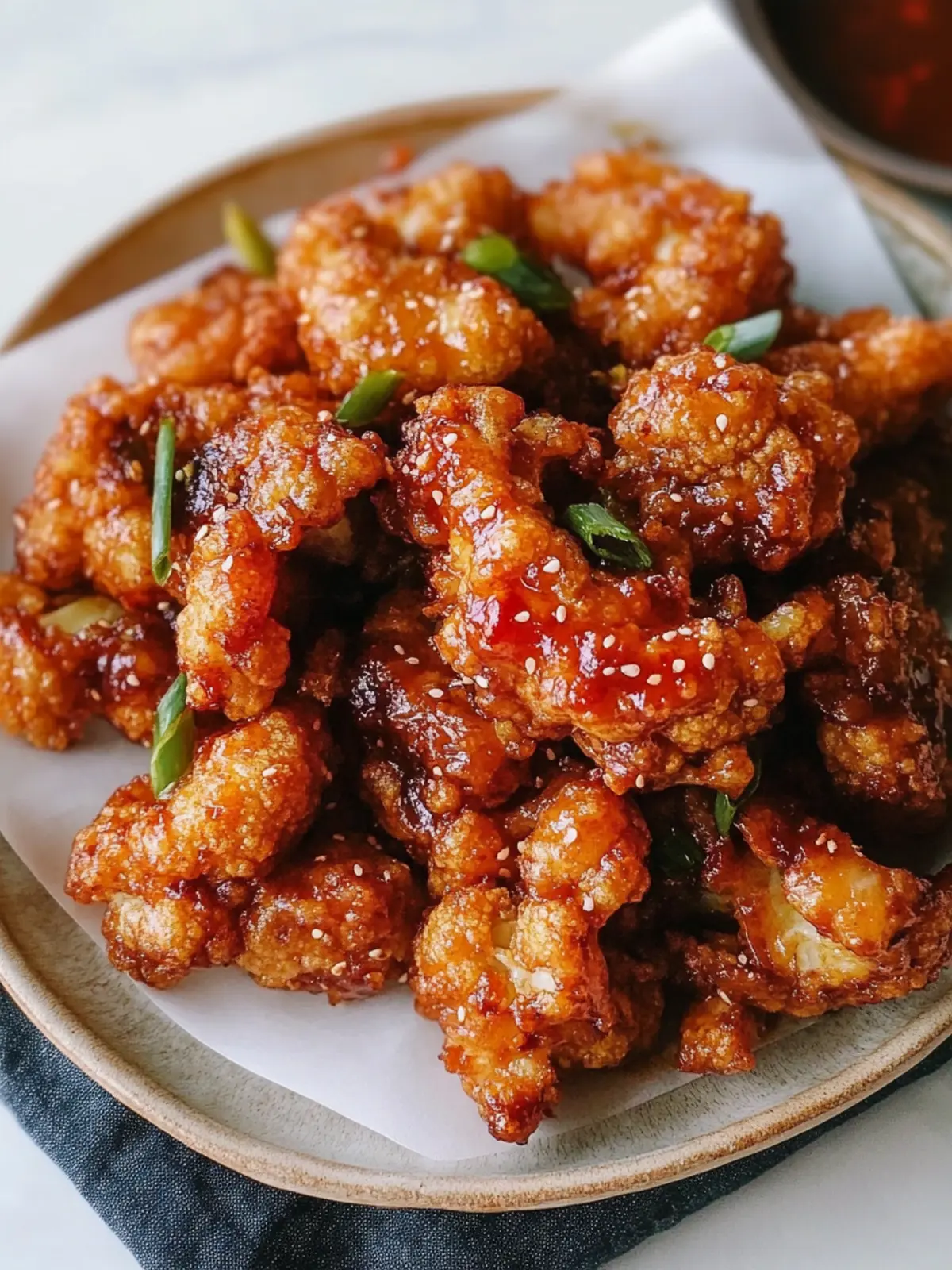 Crispy Korean Fried Cauliflower: The Vegan Delight You Need 5 Korean Fried Cauliflower