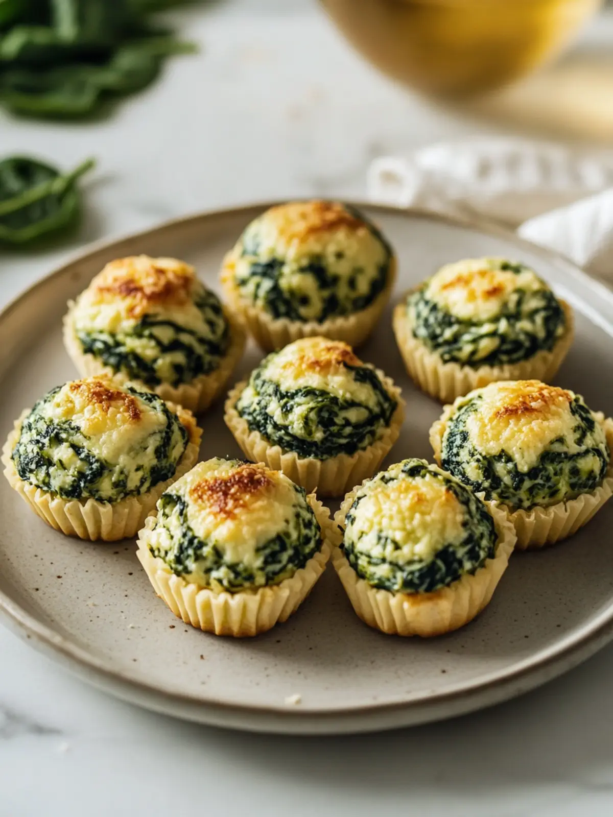 Spinach Ricotta Bites: Quick, Irresistible Appetizers to Love 3 Spinach Ricotta Bites