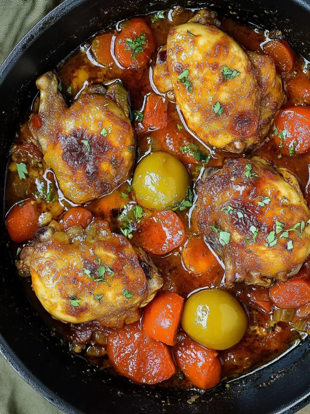 Savory Fricase de Pollo with Olives and Peppers Delight 3 Fricase de Pollo