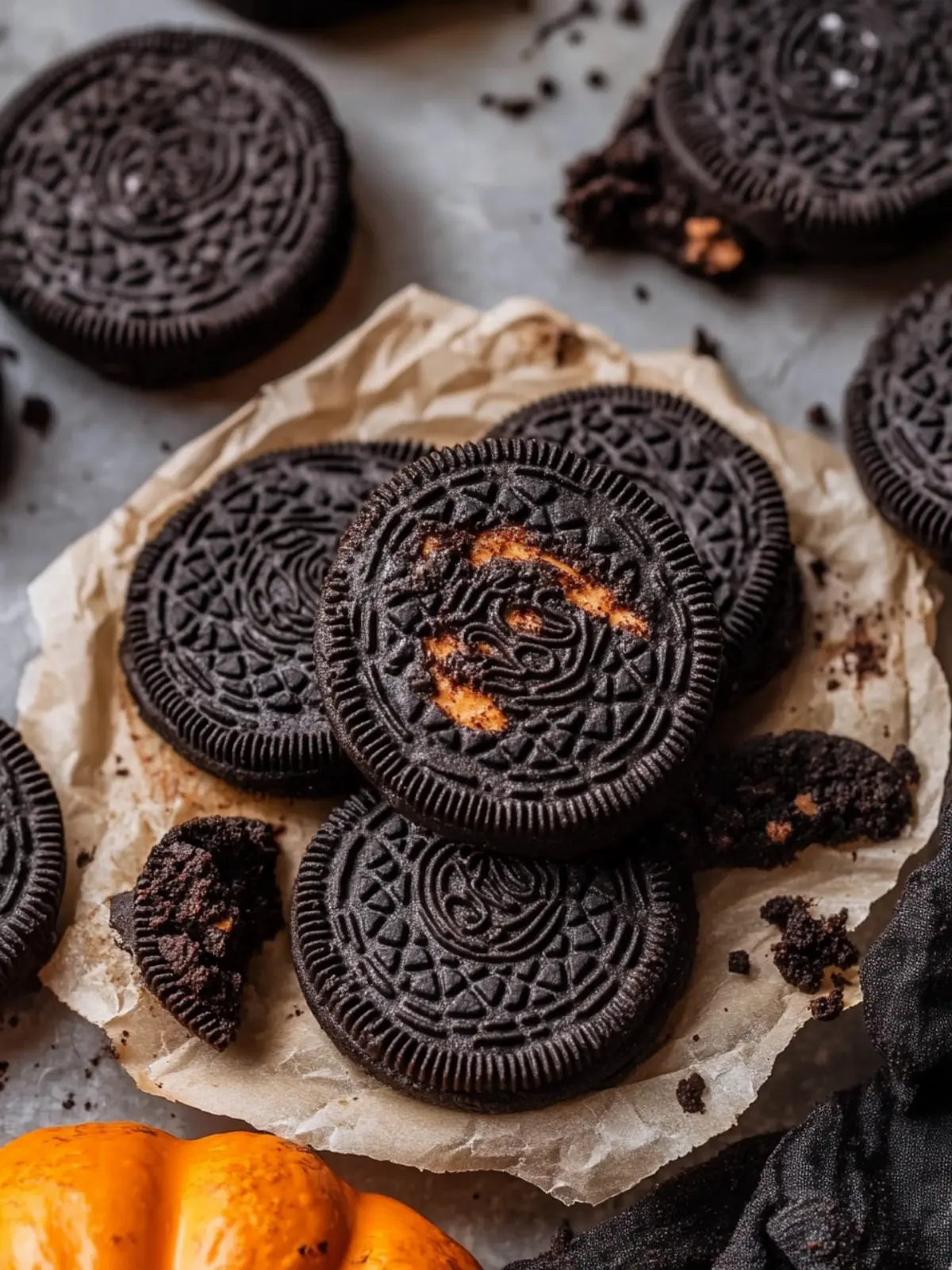 Halloween Oreo Chocolate Cookies
