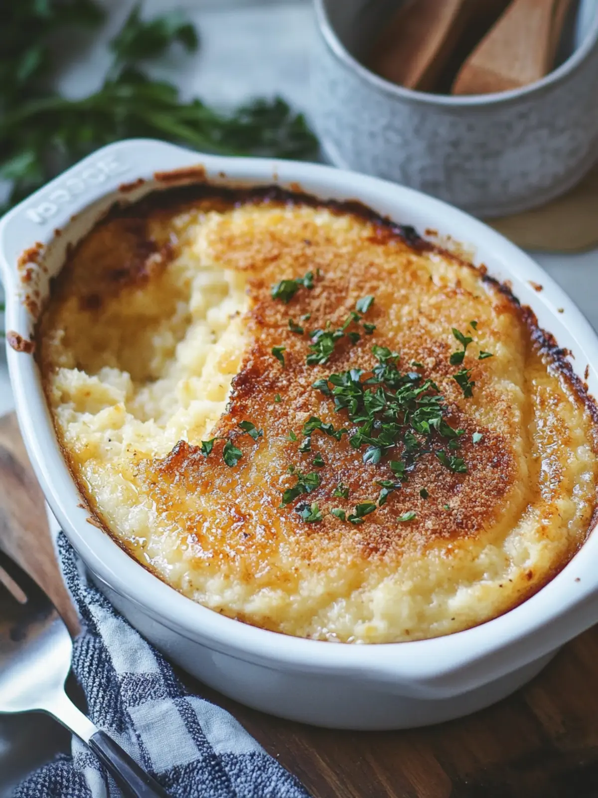 Delicious Baked Gouda Cheese Grits for Comforting Southern Bliss 2 Baked Gouda Cheese Grits