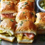 Pickle-Garlic Butter Cuban Inspired Pull-Apart Sliders Delight 7 Pickle-Garlic Butter Cuban Inspired Pull-Apart Sliders
